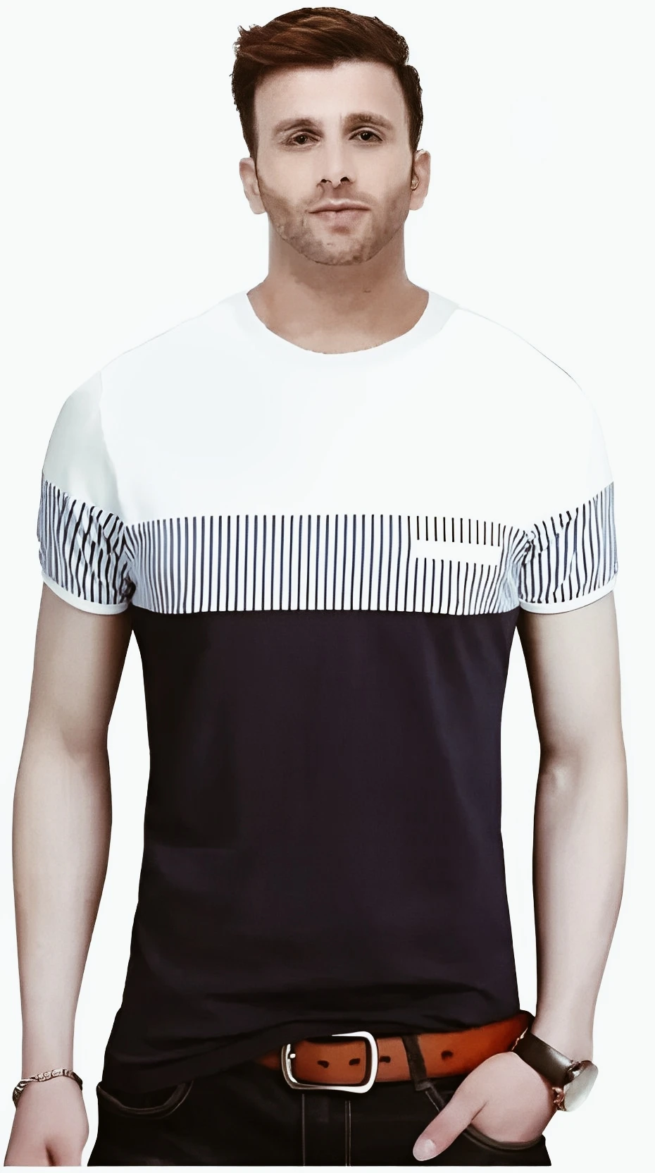 High Fashion Ins T-Shirt for Men Sublimation Lycra with Heavy Cotton round Collar Quick Dry High Quality Exported from India