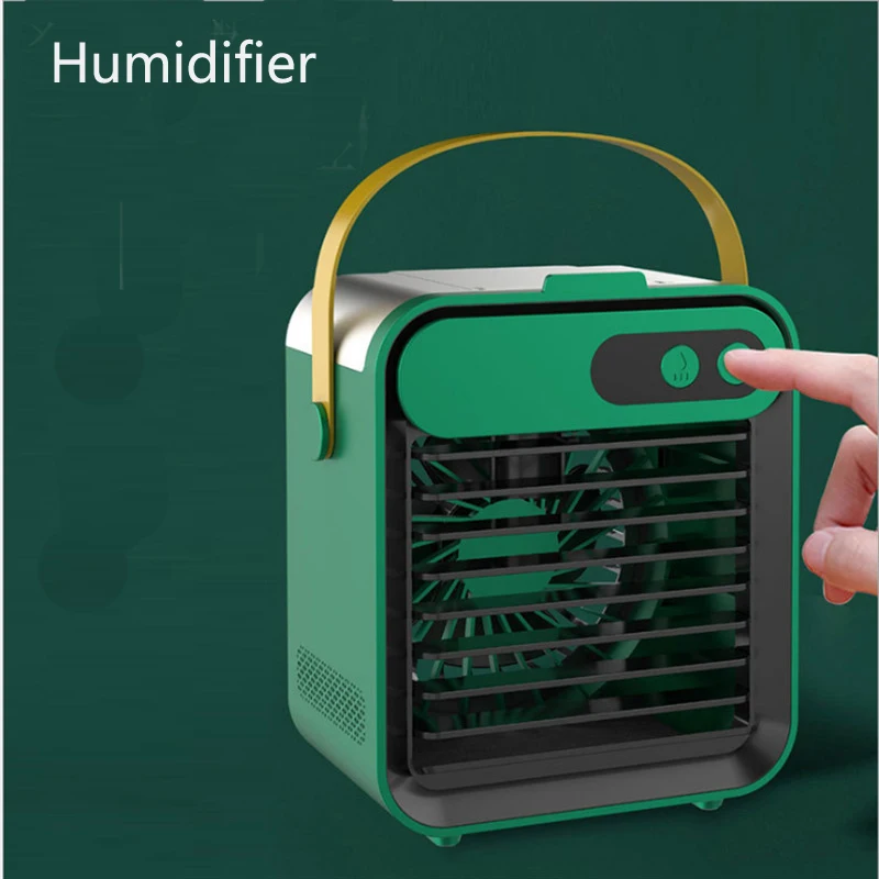 New Design Solar Power Small Air Conditioners Humidifier Portable Table Personal Mini Air Cooler