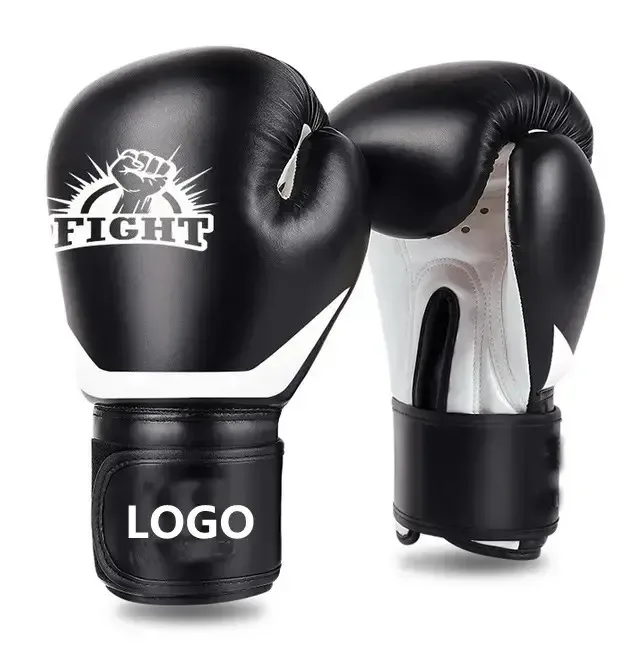 Top Quality PU Mat Leather Boxing Gloves OEM Custom Logo Design Professional Training gloves For Adults