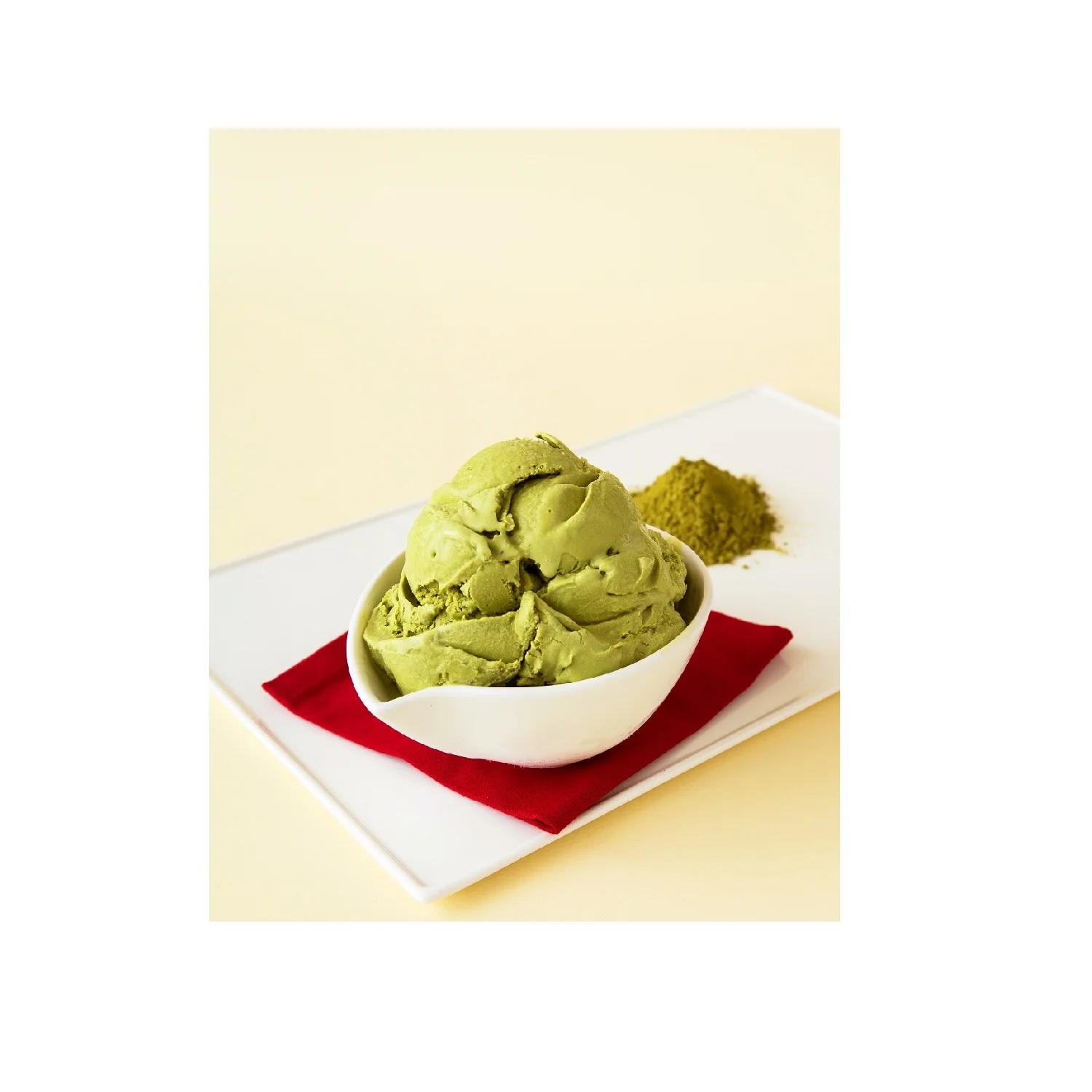 Healthy Low Fat Smooth Japanese Matcha Fragrant Mild Sweet Handcrafted Sugar Free Instant 3.5oz Cup Green Tea Soft Ice Cream