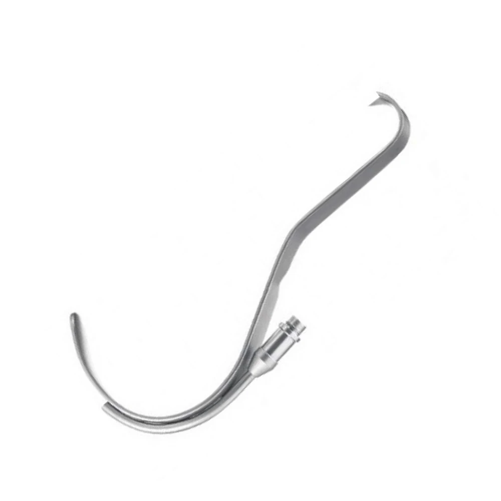 High Grade Tebbetts Breast Retractor Fiber Optic Light Guide And Suction Tube Retractor Stainless Steel Endoscopic Retractor