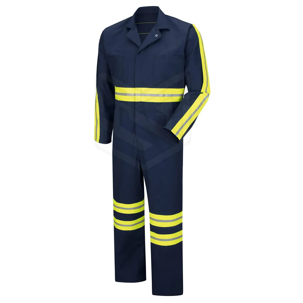 High Visibility  Reflective Safety Apparel Work Wear Premium Flame Retardant Construction Fire Resistant  Anti Heat Coveralls