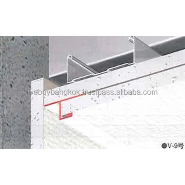 Ceiling plastic transition pvc transition for ceiling  V-12V L2000mm. building material
