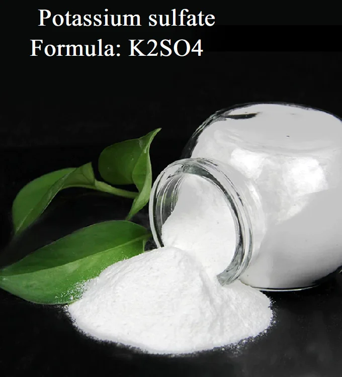 High Quality 60% Purity K2O Potassium Sulphate Water Soluble Fertilizer,White