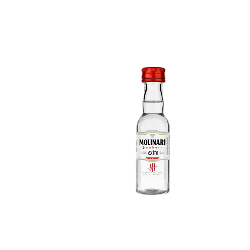 PREMIUM Quality  MOLINARI EXTRA SAMBUCA liqueur 3 cl Alcohol Content 42% Very Transparent color for export