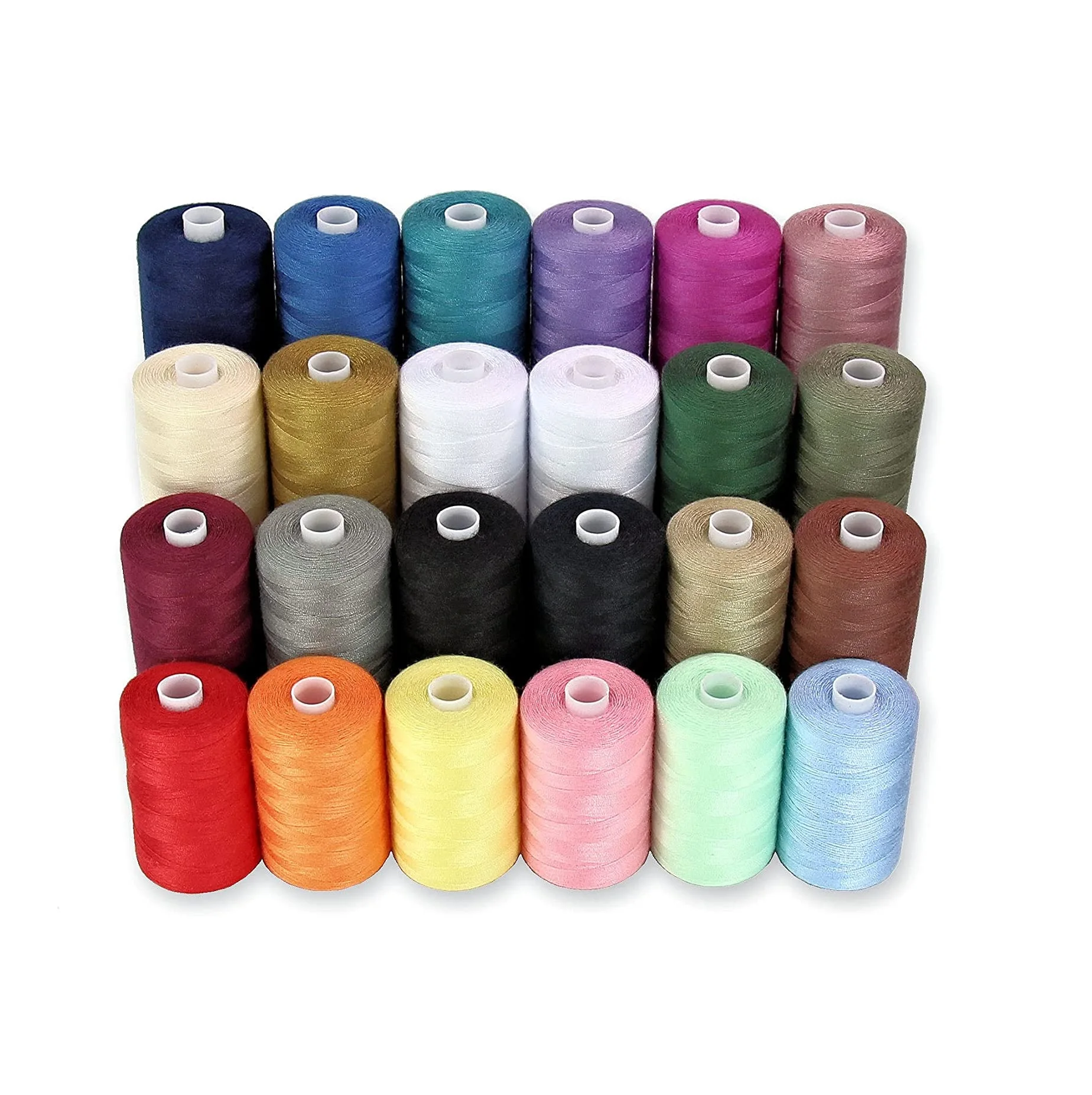 Hot Selling Handmade Thread Yarn 100 Percent Polyester Embroidery Thread Twisted Colourful 150 2 Polyester Yarn for Export