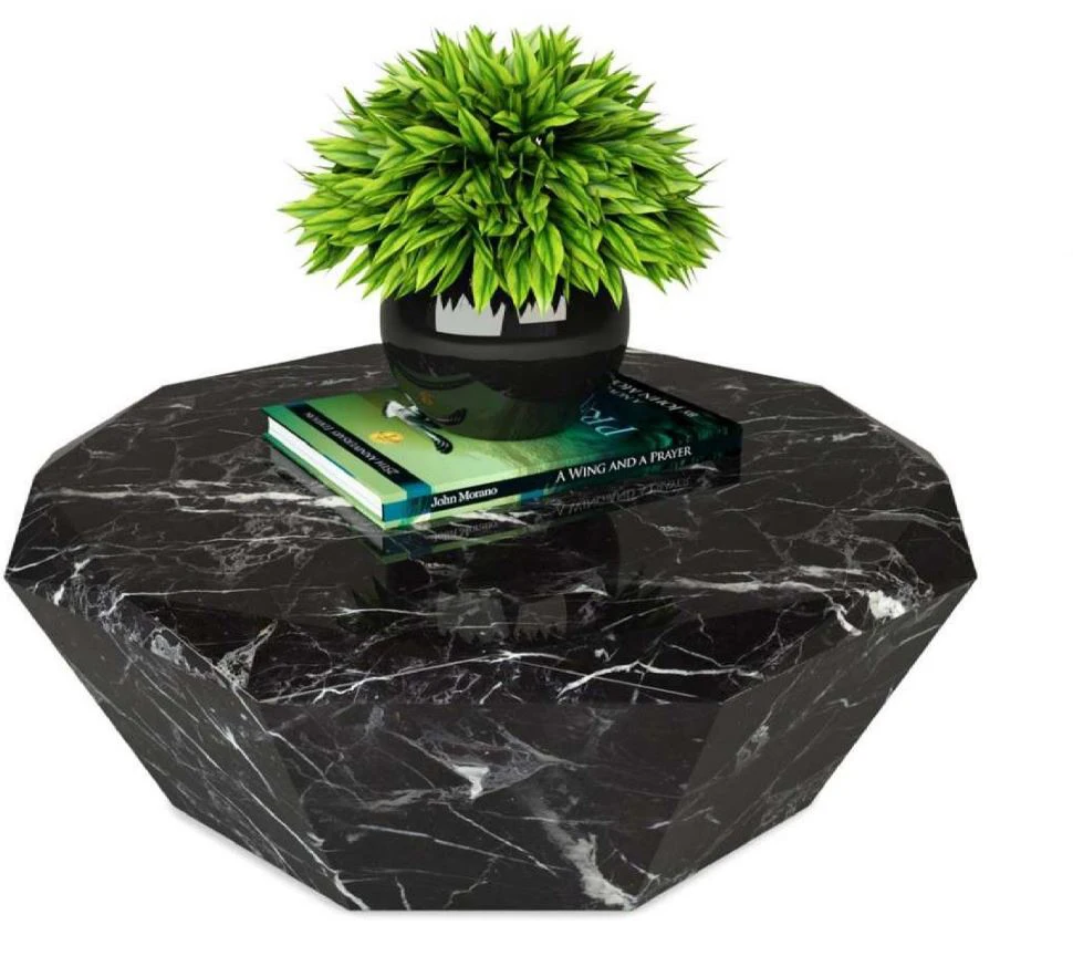 Centre Coffee Table Mdf Wooden Body Lacquered Polished european