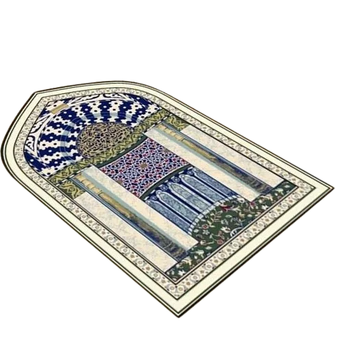 Custom Made Rugs Praying Mats 3D Sublimated Digital Printing Embroidery Prayers Mats Islamic Silk Woolen Room Living Home Mats