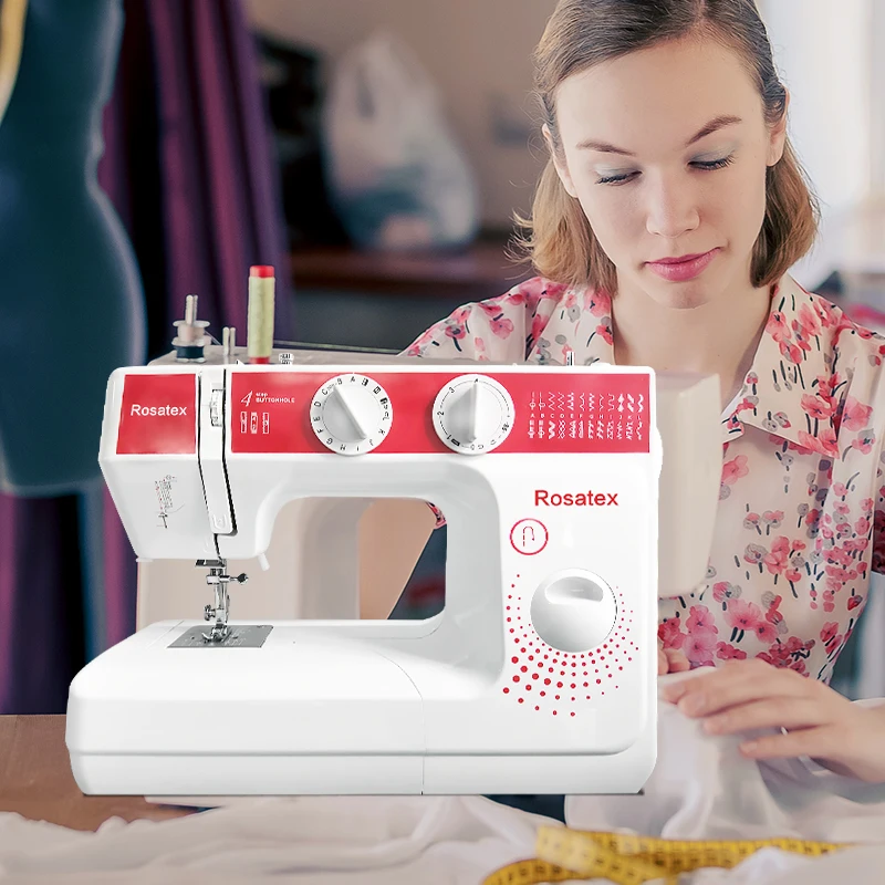 Rosatex 988 Household 750spm Twin Needle Function Domestic Manual Portable Sewing Machine