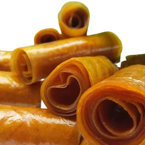 VIETNAM SPECIALTY round shape mango rice paper made from ripe mango is favorite snack 2024 mango cake from Expad