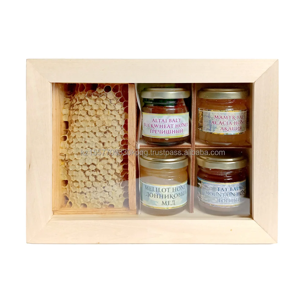 Best price 2022 high quality Honey set 2 most useful sweet taste made in Kazakhstan of certificate holder