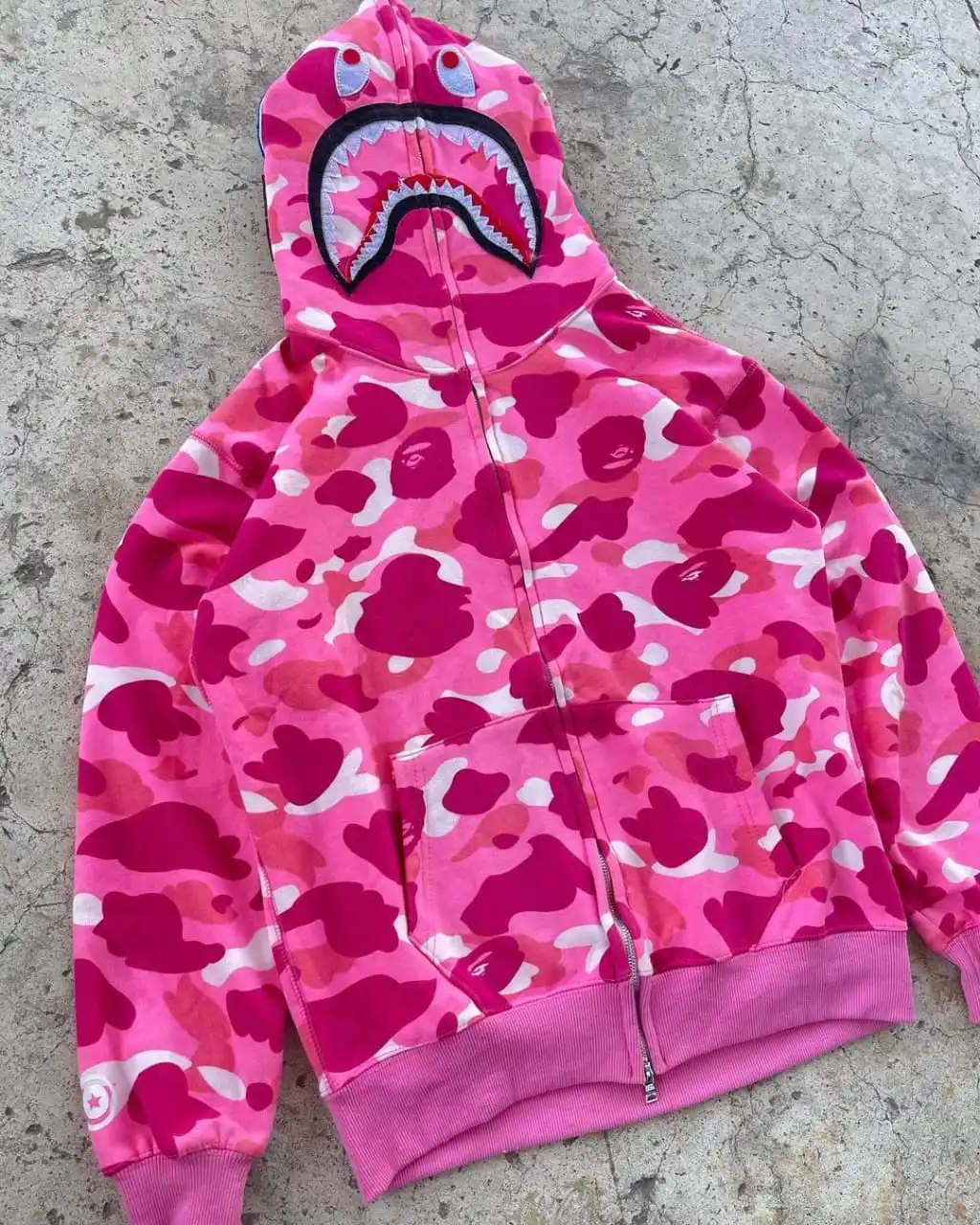 Wholesale Custom All over Print French Terry full Zipup Hoodie Chenille Embroidery Breathable Oversized Men Heavyweight Hoodie