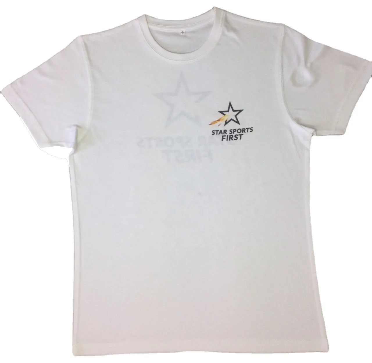 140g Wholesale 100% Pure cotton for summer election campaign Promotion Plain round neck short sleeve white T-Shirt manufacturer