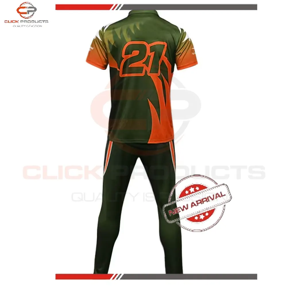 Cricket Uniform and Jersey with Light Weight Comfortable Print Logo team designs color cricket dress uniform made in Pakistan