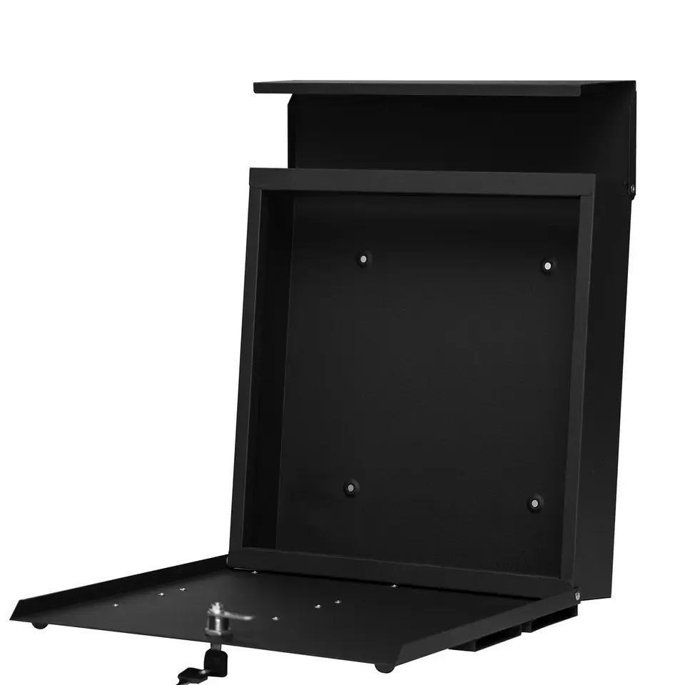 Modern Design Mailbox Wall Mounted Key Lock Apartment Stainless Steel Metal Post Office Aluminium Bag Letters OEM Building