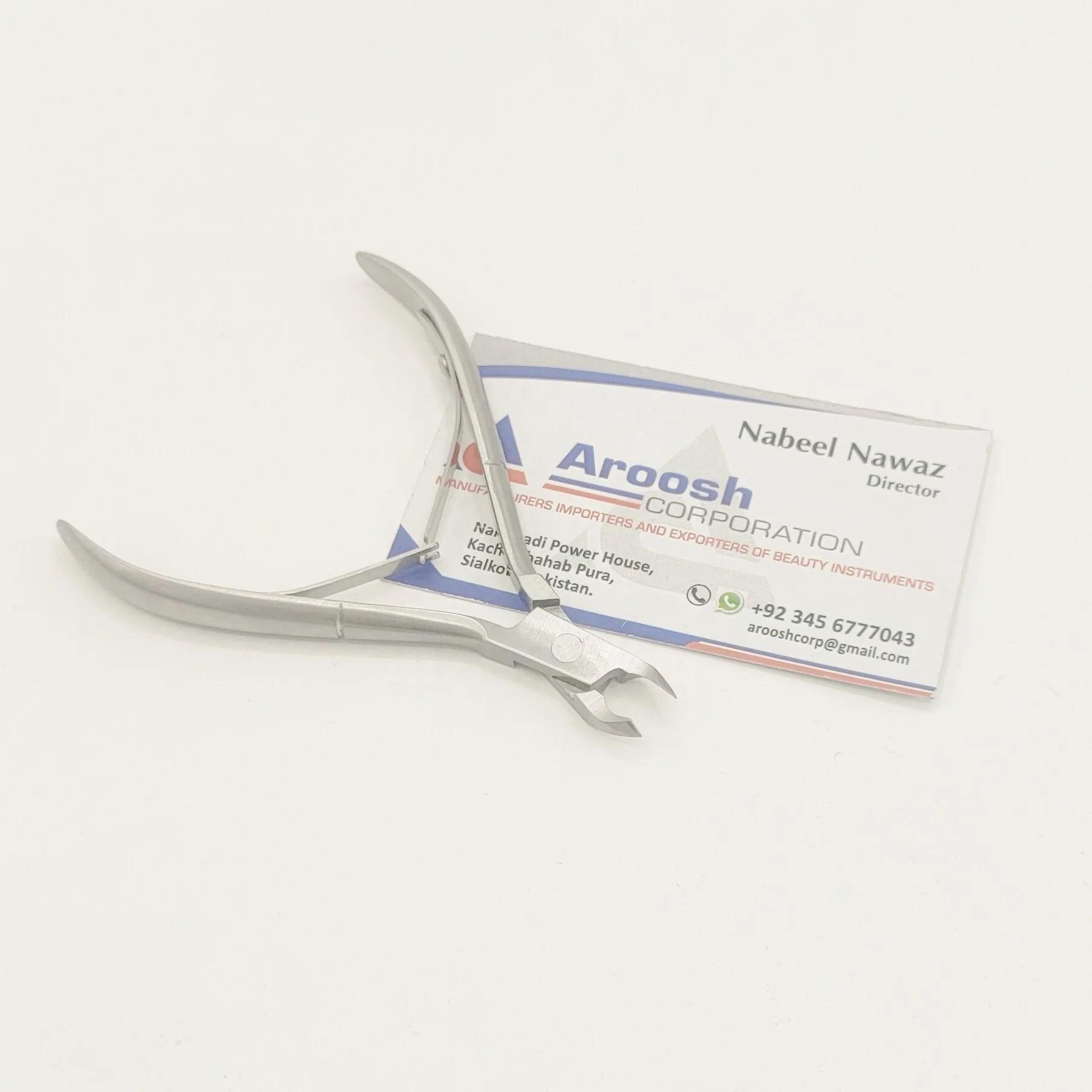 Wholesale Stainless Steel Nail Clipper High Quality Nail Cutter Cuticle Nippers 3 mm Tip