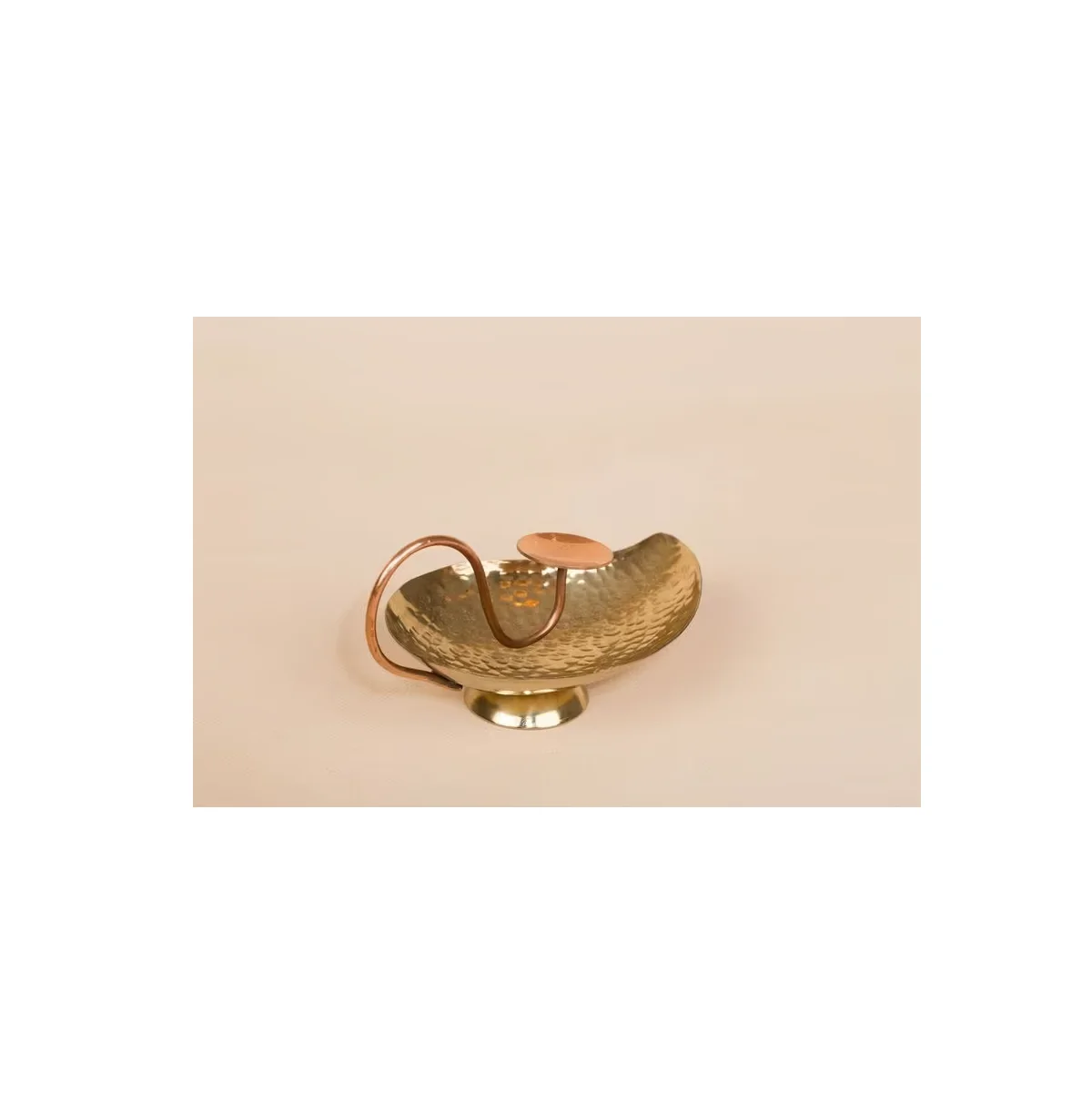 Новое поступление подсвечники с медным покрытием для церкви индивидуального размера дешевая цена и круглая форма ручной работы