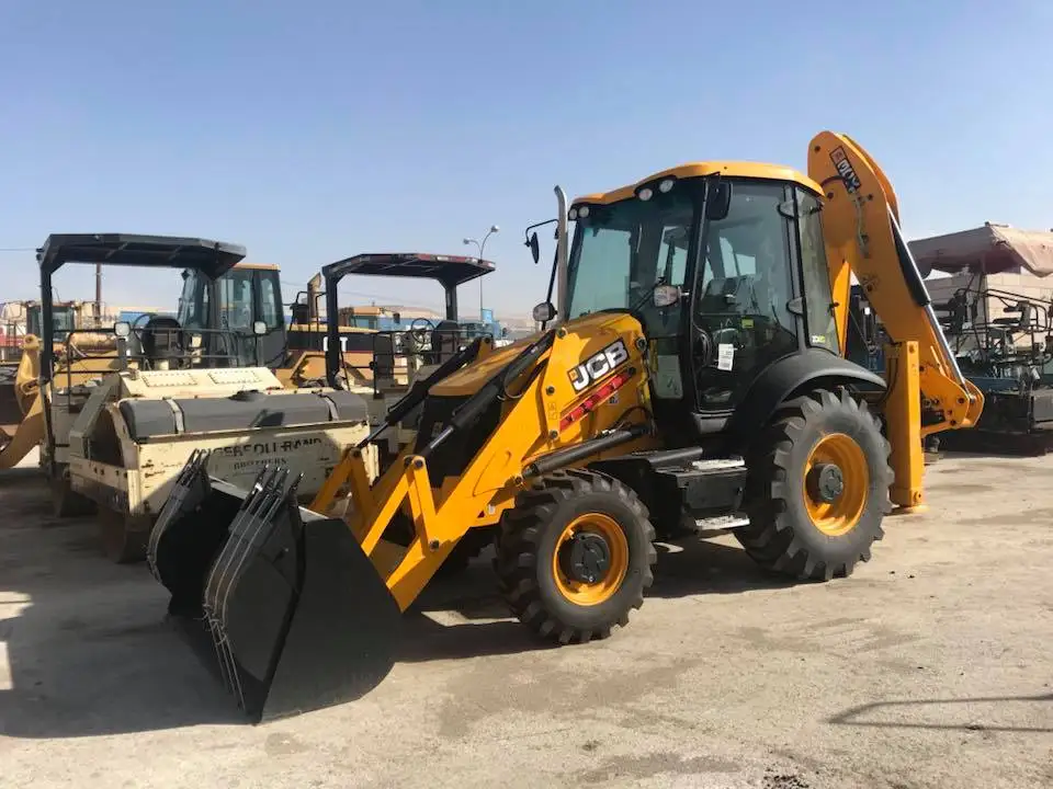 Construction Machinery 4WD JCB 4CX 2 Ton Backhoe Loader Japan Made 4x4 Wheel Drive JCB 3CX Front Wheel Loader