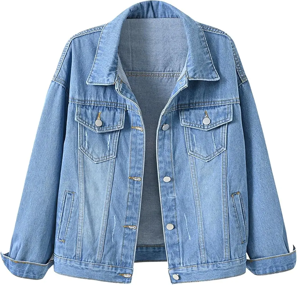 Custom Black Denim Jacket for Men-Breathable Outerwear with Stripe Diamond Decorations Plain Dyed Coats Shirts Wholesale Price