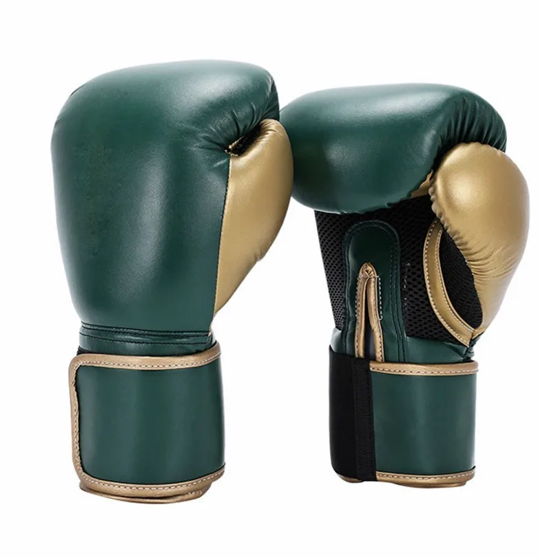 Custom Made Kickboxing Fight Gloves PU Leather Boxing Training Gloves Kids Sizes 6oz 8oz 12oz 14oz 16oz Outdoor Sport Scene