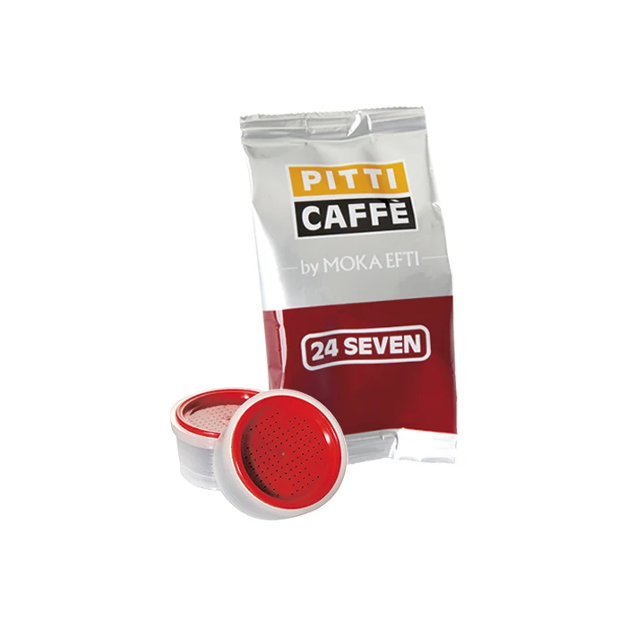 High Quality Italian Coffee - 24 Seven - 100 Pack Roasted Coffee Capsules IS - For Compatible Machines - Samples Available
