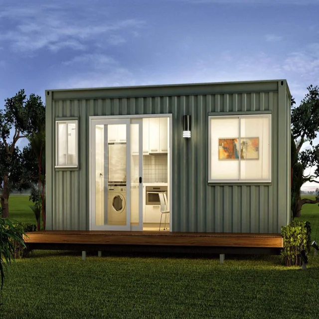 Luxury house prefabricated homes 1 bathroom 1 bedroom for sale /modular container home houses for hotel