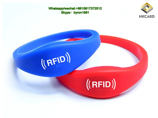 Factory Price Waterproof Passive Writable NFC Bracelet RFID Silicone Wristband