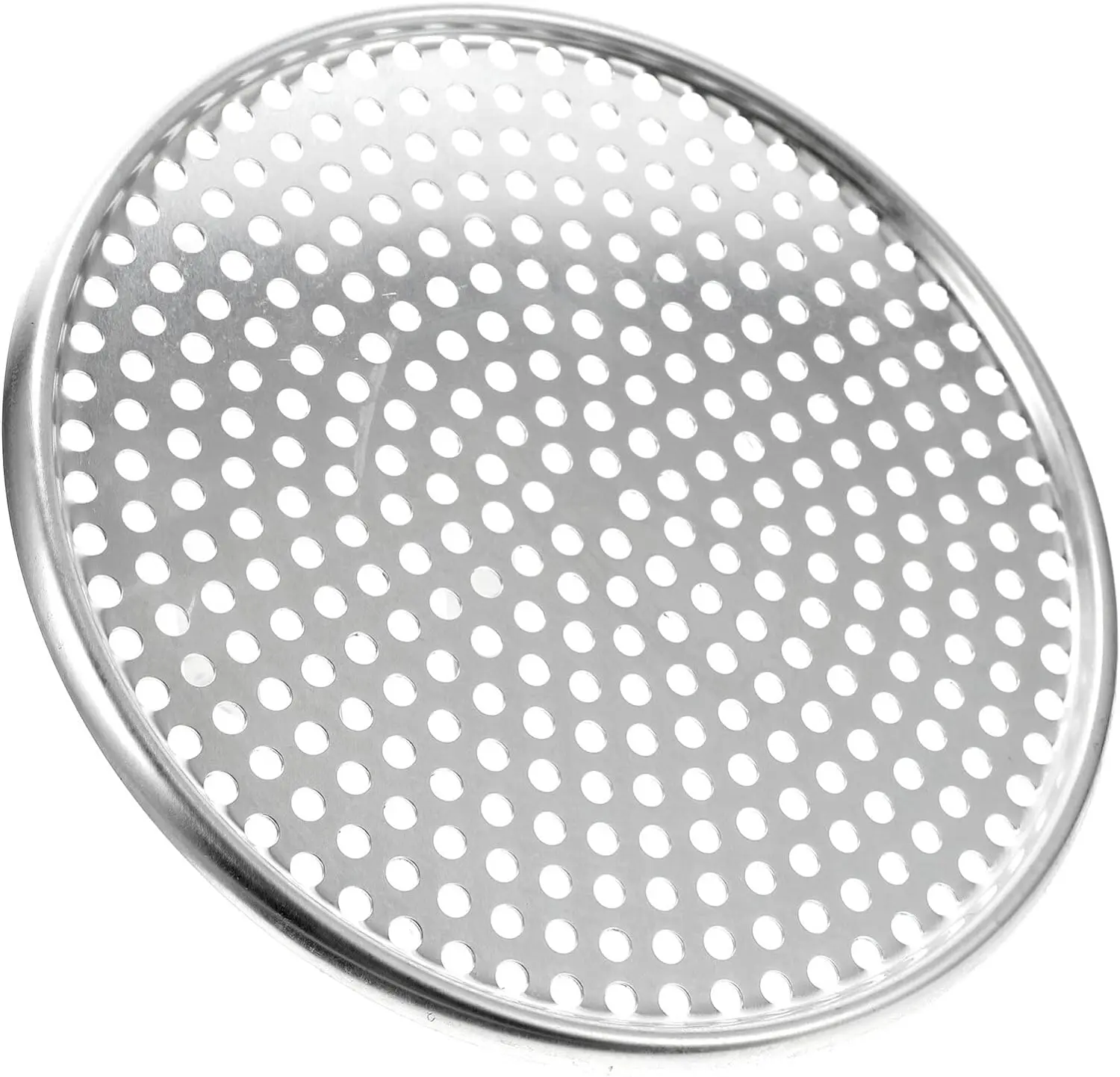 New Factory Arrival Heat Resistant Non Stick Oven Baking Tray Aluminum Perforated Coupe Pizza Pan Commercial Use