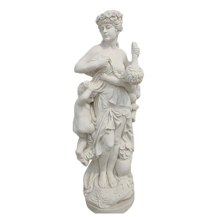 Customizable Natural Marble Statue of Goddess David Zeus of Western Characters