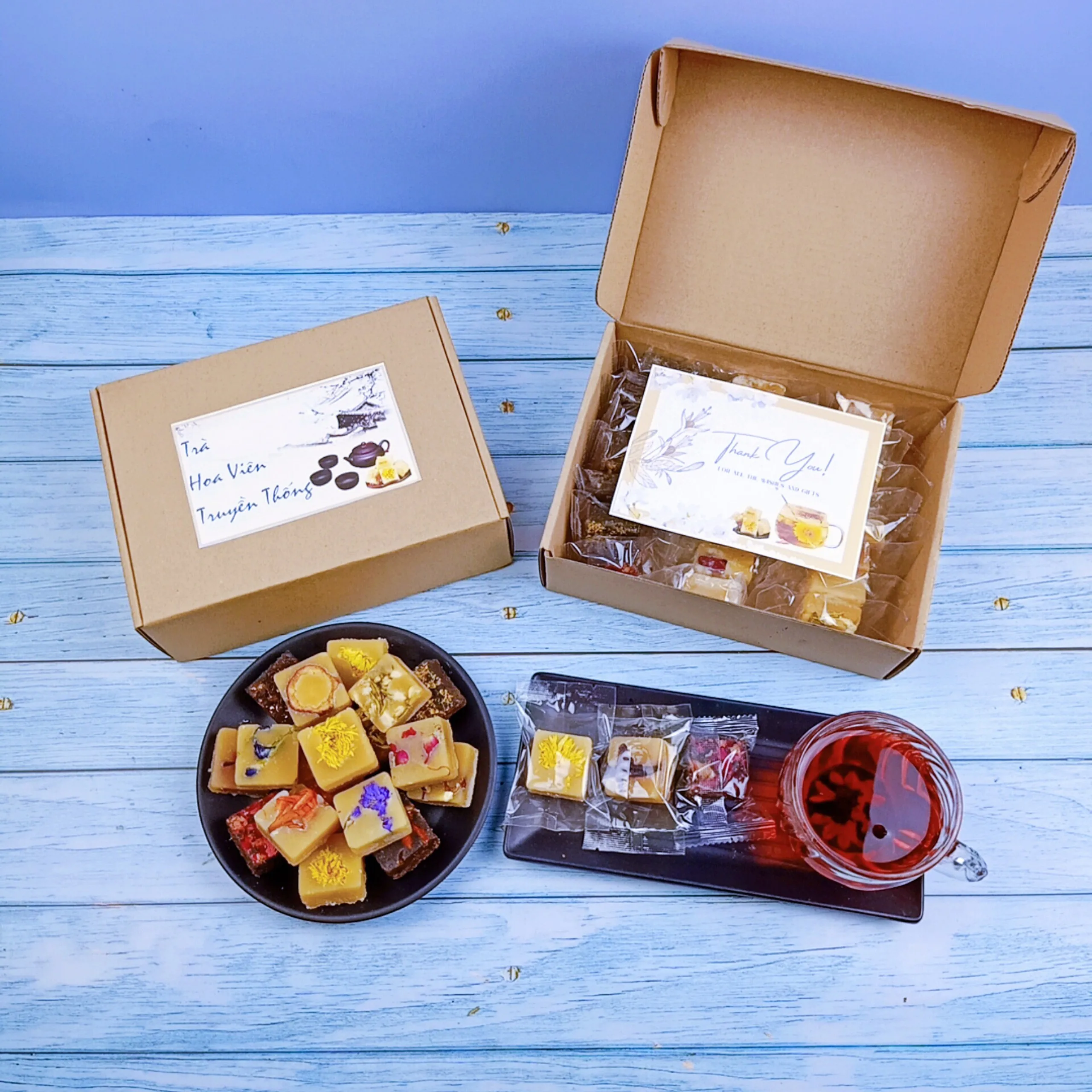 Wholesale of handmade sugar flower tea products that ensure quality and health manufactured at Van An Vietnam factory