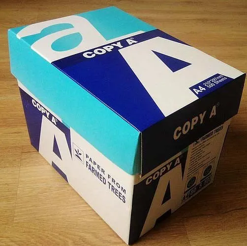 Wholesale 70gsm 75gsm 80gsm Hard A4 Copy Bond print Paper Draft Double White Printer Office Copy Paper Ready for Supply