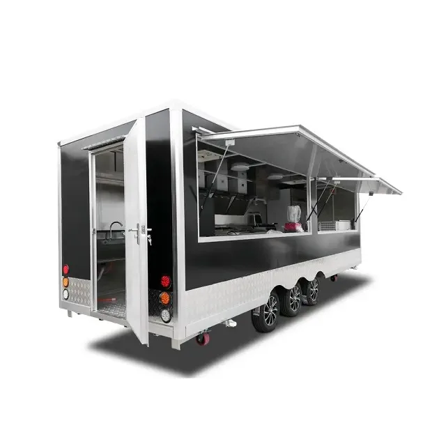 Order Good Reputation at Home and Abroad Big Pizza Waffle Mobile Food Trailer/ Truck/kiost Low Price