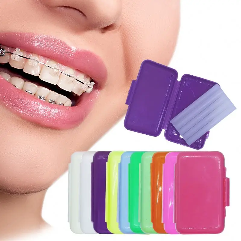 Portable Orthodontic Brackets Wax For Oral Care Fruit Flavor Dental Orthodontic Wax Braces Relief Wholesale