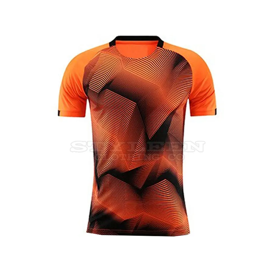Custom Soft Breathable Soccer Jersey Soccer Wear Wholesale Soccer Jersey Thailand 100% Polyester Sublimation Jerseys