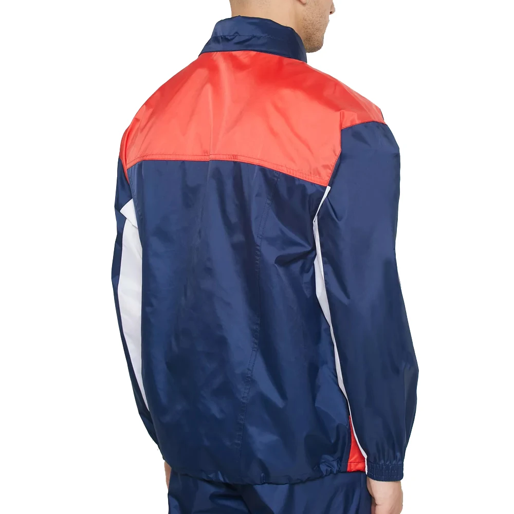 Men pattern windbreaker Jacket Customize color-block Anorak  jacket