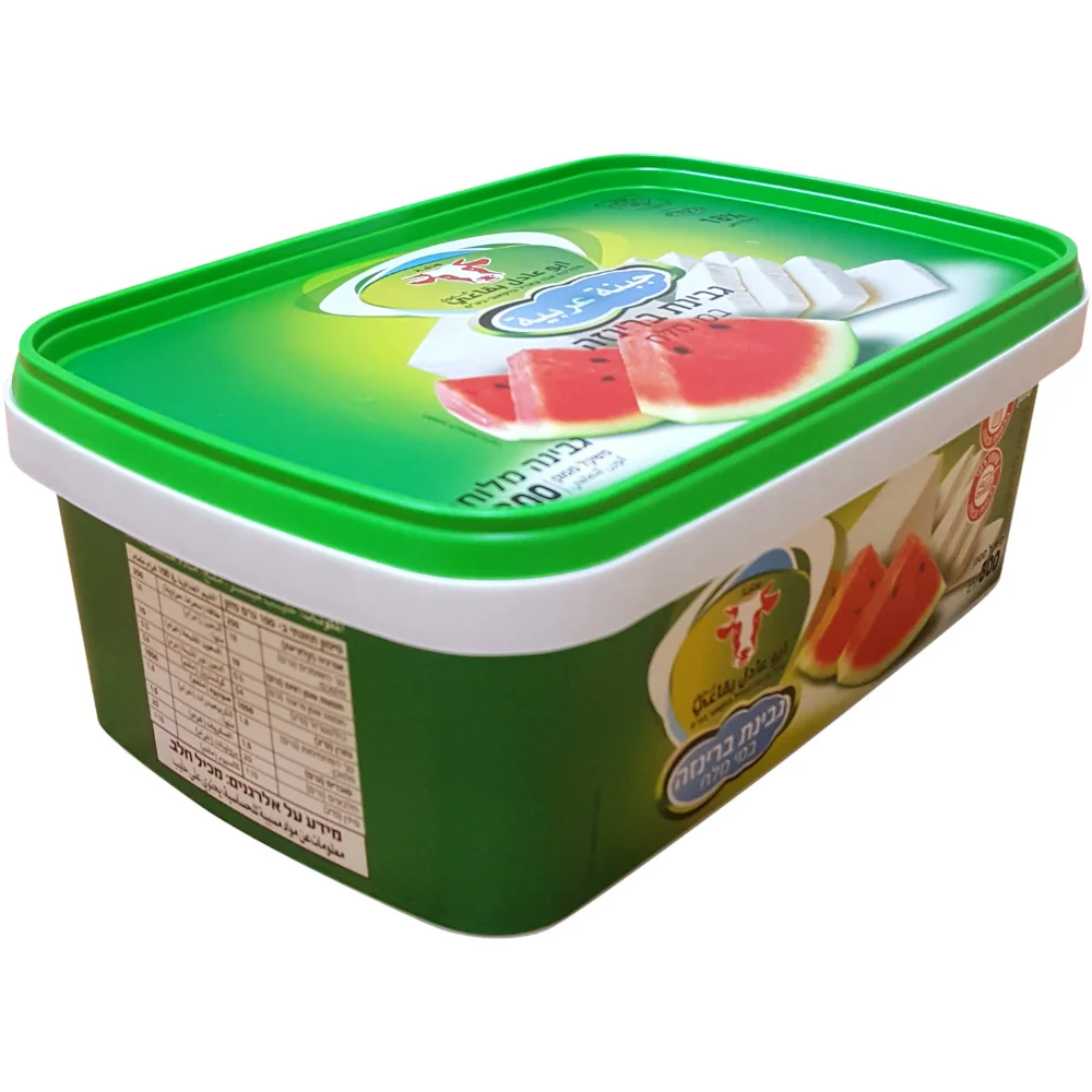 DKK1200 Rectangular 1200ml Tamper Evident PP IML Bucket & PP IML Lid for Food ( Yogurt Ice Cream Halva Chocolate ...) Packaging
