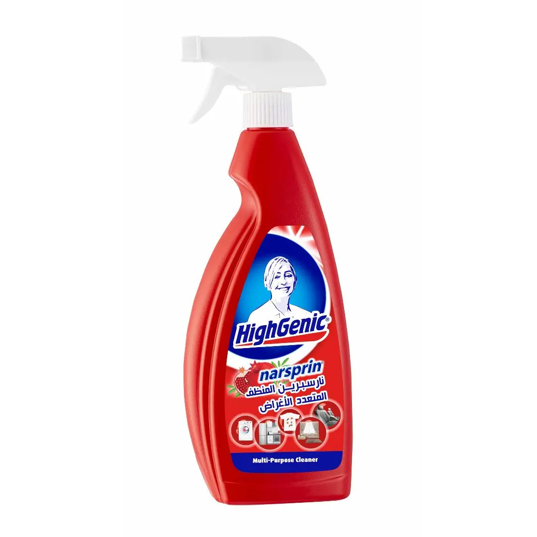 HIGHGENIC Narsprin Multi Purpose Cleaner 750 ml - All Surfaces, Clothes, Dishes, Car, Furniture Spray Vegan Cleaner Wholesale