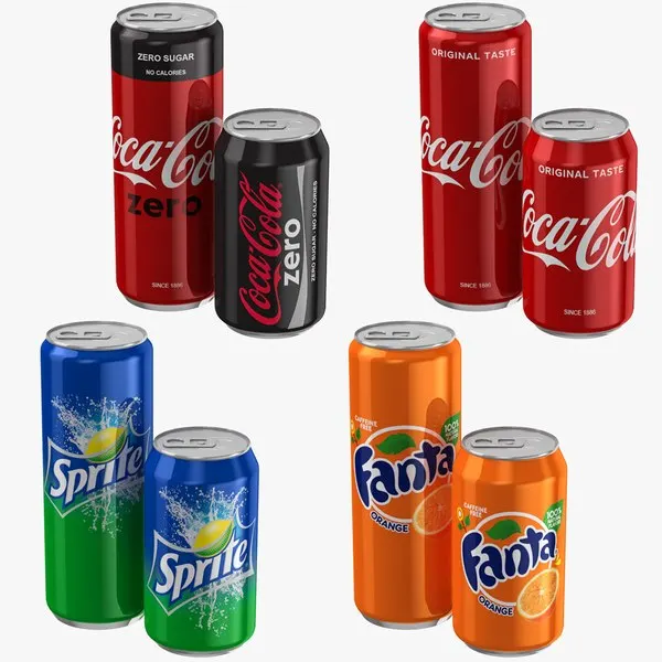 Coca Cola Original, Coca Cola Tin Cans 330ml & Coca Cola 24 x 0,33l