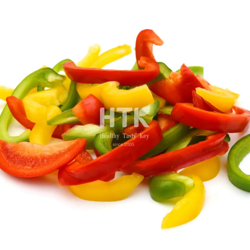 BEST PRICE FROZEN IQF MIXED CAPSICUM BELL PEPPER RED GREEN YELLOW DICE CUBE 100% ORGANIC SWEETNESS  for Food & Beverage