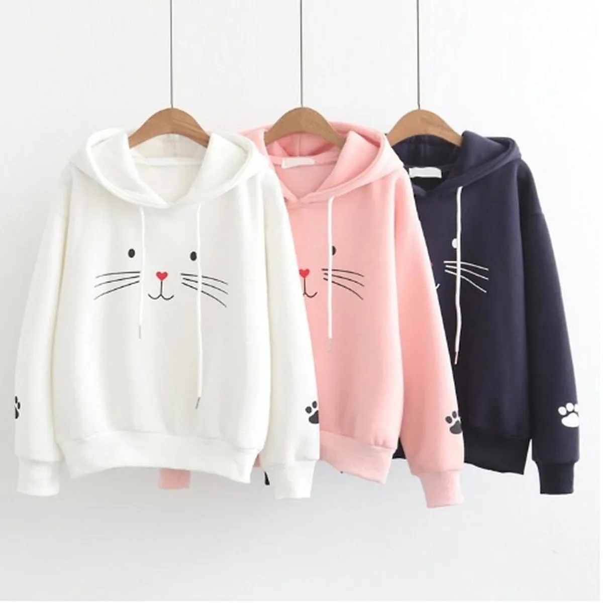 Wholesale Custom Designs High Quality 100% French Terry Cotton Pullover Cute Hoodie for Womens and Girls OEM Vietnam Factory
