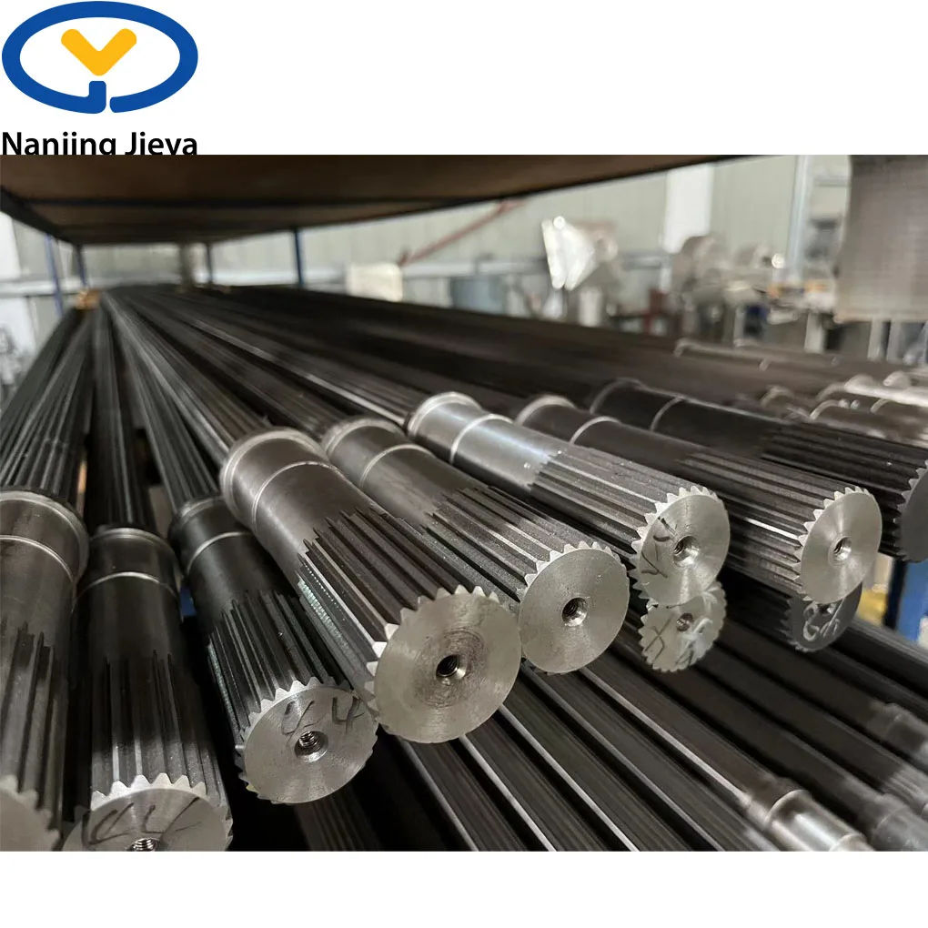 granulator screw and barrel for plastic rubber extruder machine