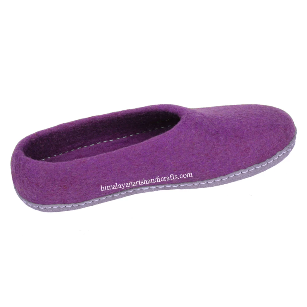 Handmade in Nepal Felt Slipper/Shoes/Boot