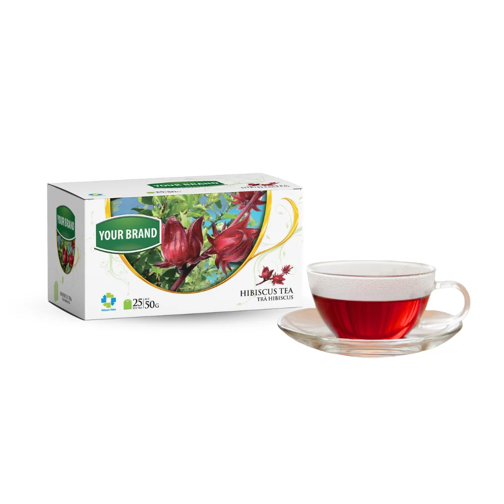 Vietnam Products Fruit Tea Bags Organic Ingredients Slimming Tea Bulk Packages For Cafe Shop Tea Box Packaging