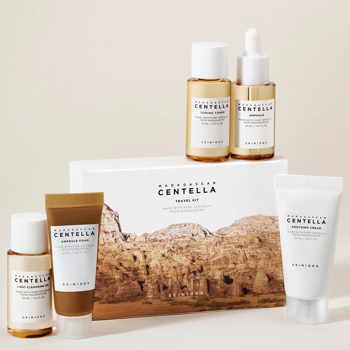 Korean Wholesale SKIN 1004 Madagascar Centella Travel Kit Centella Asiatica Extract Soothes Acne Prone Sensitive Skin
