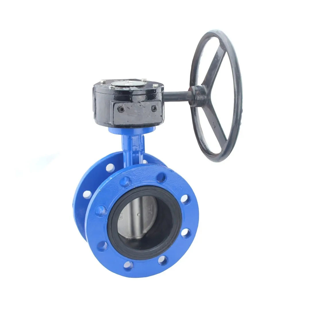 KEFA Ductile Iron PN16 DN80mm3in EPDM Lever Manual Pneumatic Electric Sanitary Double Flanged Butterfly Valve