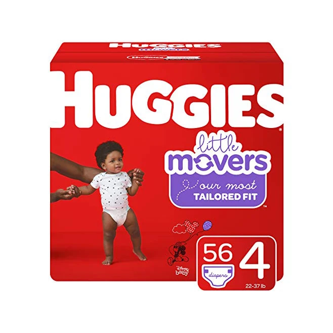 Hu ggies Little Snugglers Baby Diapers, Size 3, 76 Ct, Giga Jr Pack