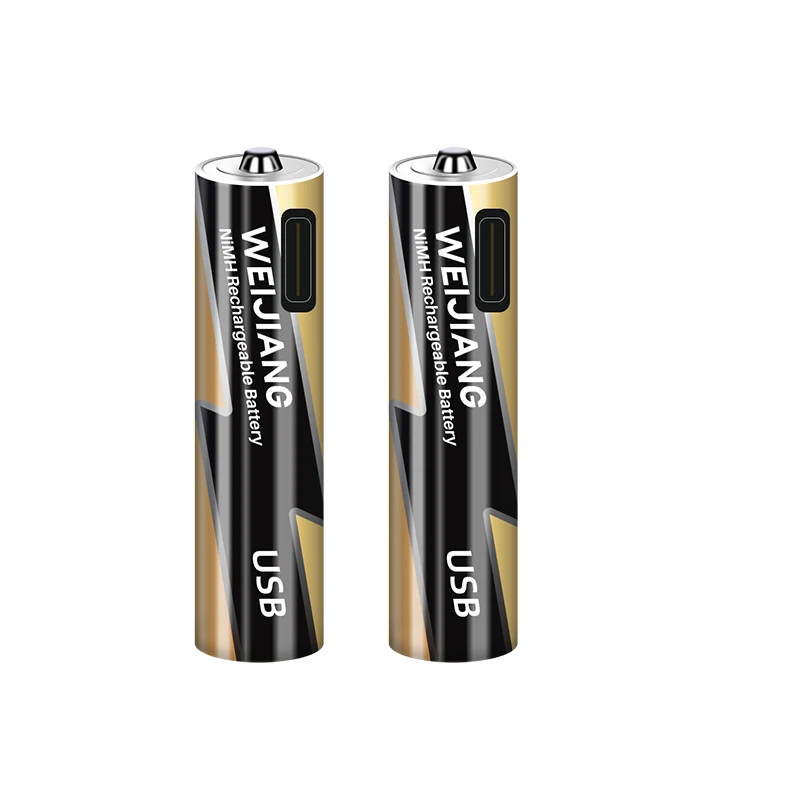 2500mwh 2200mwh 1.5V AA AAA type-c USB  Lithium Li-ion Recargable Pilas Baterias Small Battery