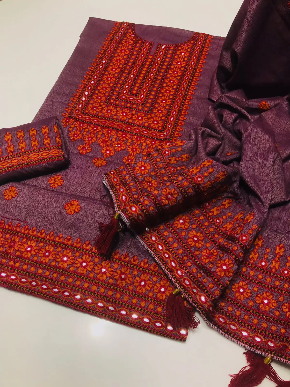 Punjabi style women shalwar suit