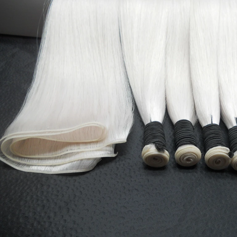 New Design Genius Russian 2022 New Weft Hair Seamless Can Be Cut Remy Hand Tied Weft Hair Genius Weft Extension