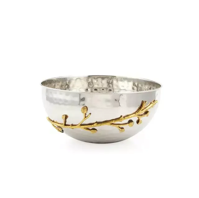 Stylish Serving Bowl for Home Wedding Party Nuts & Fruits Bowl decor White Color Modern design Metal dish & Platter Table Bowls